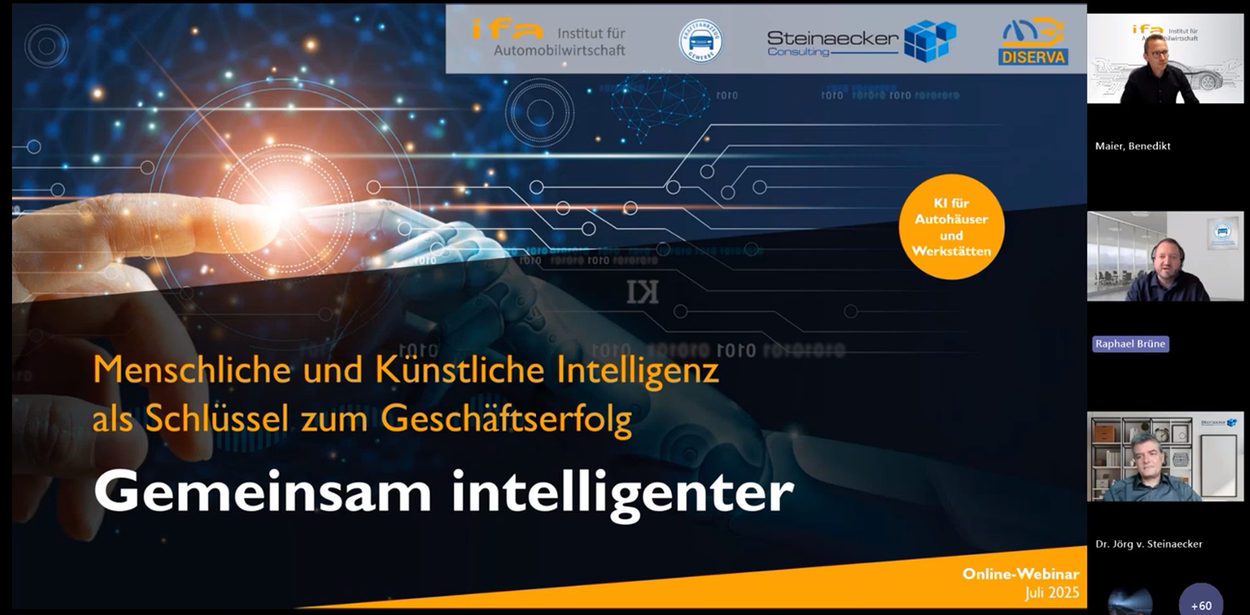 Webinar KI im Autohaus